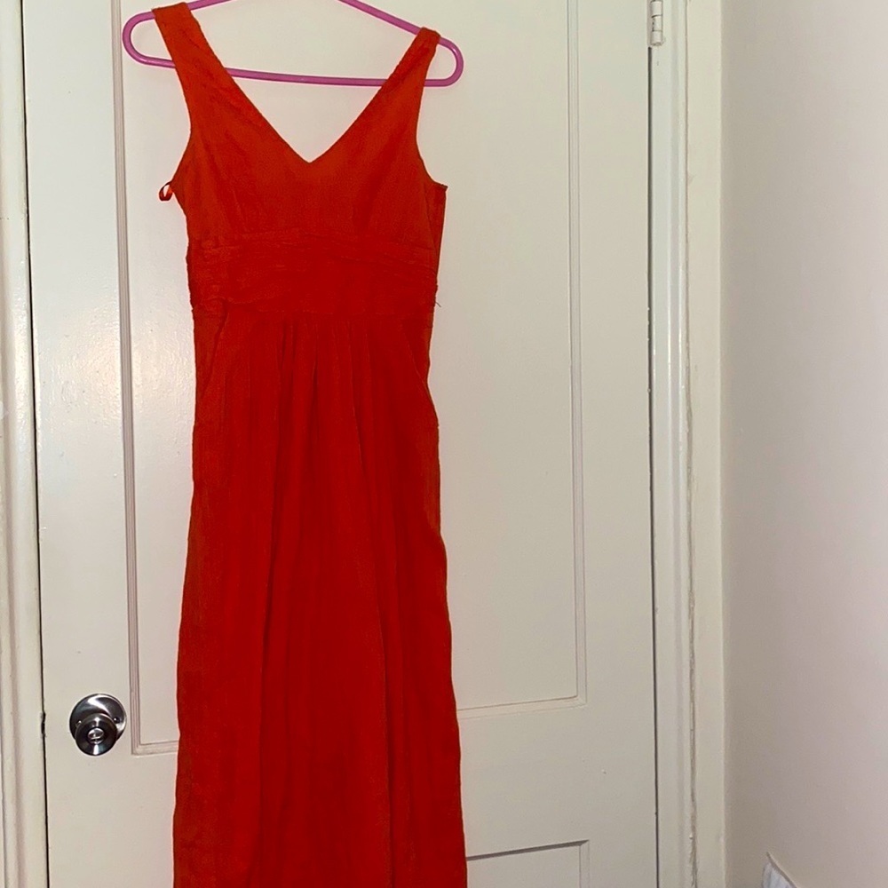 Orange maxi dress size: 2